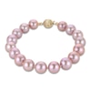 Thumbnail Image 1 of Pink Freshwater Cultured Pearl Bracelet 14K Yellow Gold 8&quot;