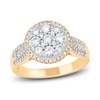 Thumbnail Image 1 of Diamond Cluster Halo Ring 1 ct tw 14K Yellow Gold