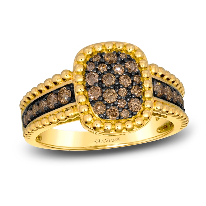 Main Image 1 of Le Vian Dolce D'Oro Chocolate Diamond Ring 5/8 ct tw 14K Honey Gold