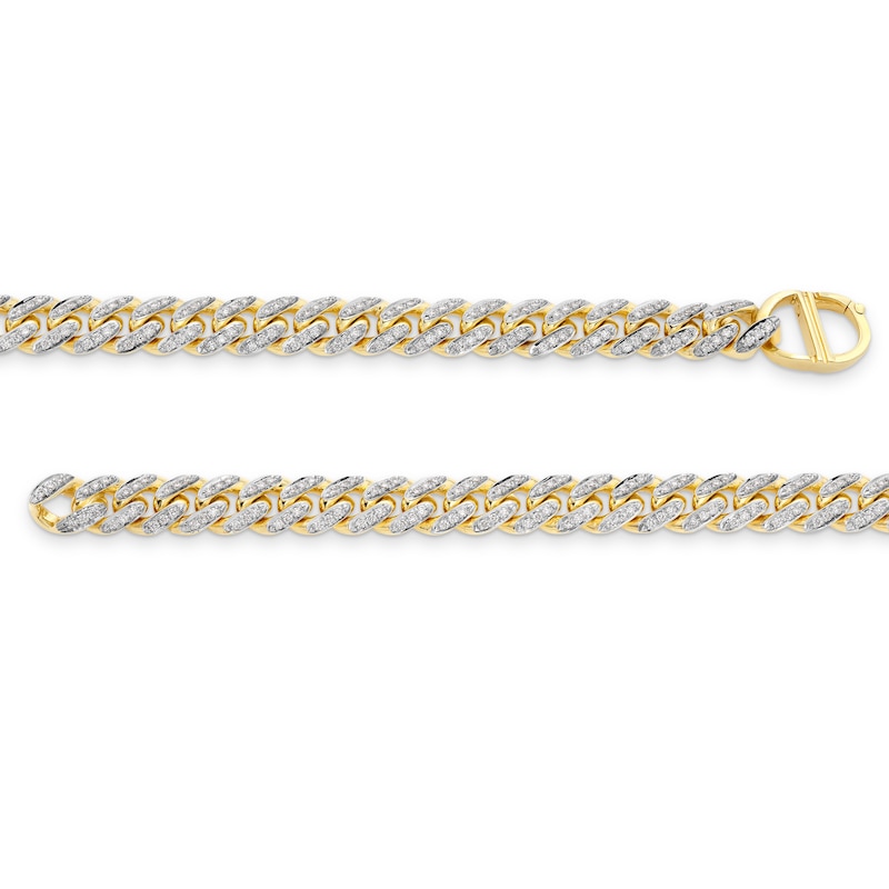 Main Image 3 of Alessi Domenico Diamond Bracelet 1-1/4 ct tw 18K Yellow Gold 8&quot;