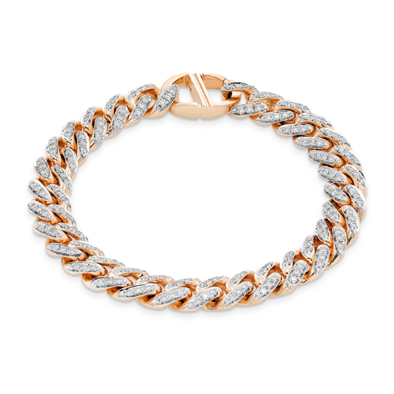 Main Image 1 of Alessi Domenico Diamond Bracelet 3 ct tw 18K Rose Gold 7&quot;