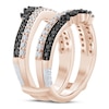 Thumbnail Image 2 of Pnina Tornai Black & White Diamond Enhancer Ring 1-1/2 ct tw 14K Rose Gold