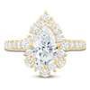 Thumbnail Image 3 of Pnina Tornai Lab-Created Diamond Pear-Shaped Halo Engagement Ring 2-1/2 ct tw 14K Yellow Gold