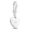Thumbnail Image 1 of Charm'd by Lulu Frost Diamond Heart of Hearts Charm 1/10 ct tw 10K White Gold