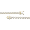 Thumbnail Image 3 of Men's Lab-Created Diamond Tennis Bracelet 2-1/4 ct tw 14K Yellow Gold 8&quot;