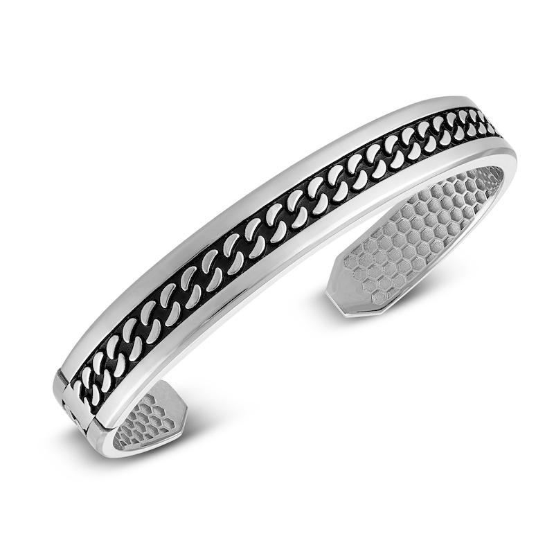 Main Image 3 of 1933 by Esquire Men's Cuff Bracelet Sterling Silver