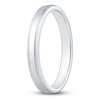 Thumbnail Image 2 of Polished Milgrain Wedding Band 2.5mm Platinum