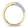 Thumbnail Image 4 of Shy Creation Diamond Puffed Link Ring 5/8 ct tw 14K Two-Tone Gold SC55025746