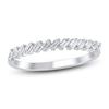 Thumbnail Image 0 of Certified Diamond Baguette-Cut Anniversary Ring 1/4 ct tw 14K White Gold