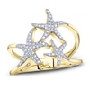 Thumbnail Image 1 of Shy Creation Diamond Starfish Ring 1/5 ct tw 14K Yellow Gold SC55021014RD