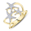 Thumbnail Image 2 of Shy Creation Diamond Starfish Ring 1/5 ct tw 14K Yellow Gold SC55021014RD