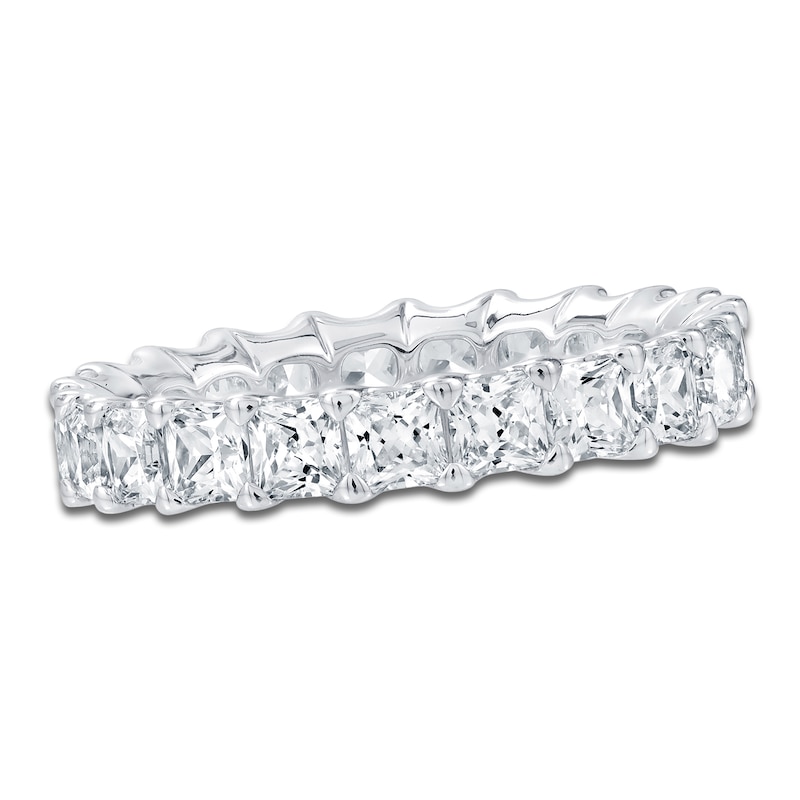 Main Image 1 of Certified Princess-Cut Diamond Eternity Band 3-3/8 - 4-1/3 ct tw Platinum