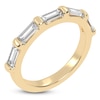 Thumbnail Image 1 of Certified Baguette-Cut Lab-Created Diamond Five-Stone Anniversary Ring 1 ct tw 14K Yellow Gold