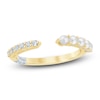 Thumbnail Image 1 of Pnina Tornai Diamond & Cultured Pearl Open Anniversary Ring 1/6 ct tw 14K Yellow Gold