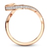 Thumbnail Image 2 of J'Lure Lab-Created Diamond Contour Wedding Band 1/6 ct tw 18K Rose Gold