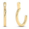 Thumbnail Image 2 of Earring Hoop Jackets 10K Yellow Gold