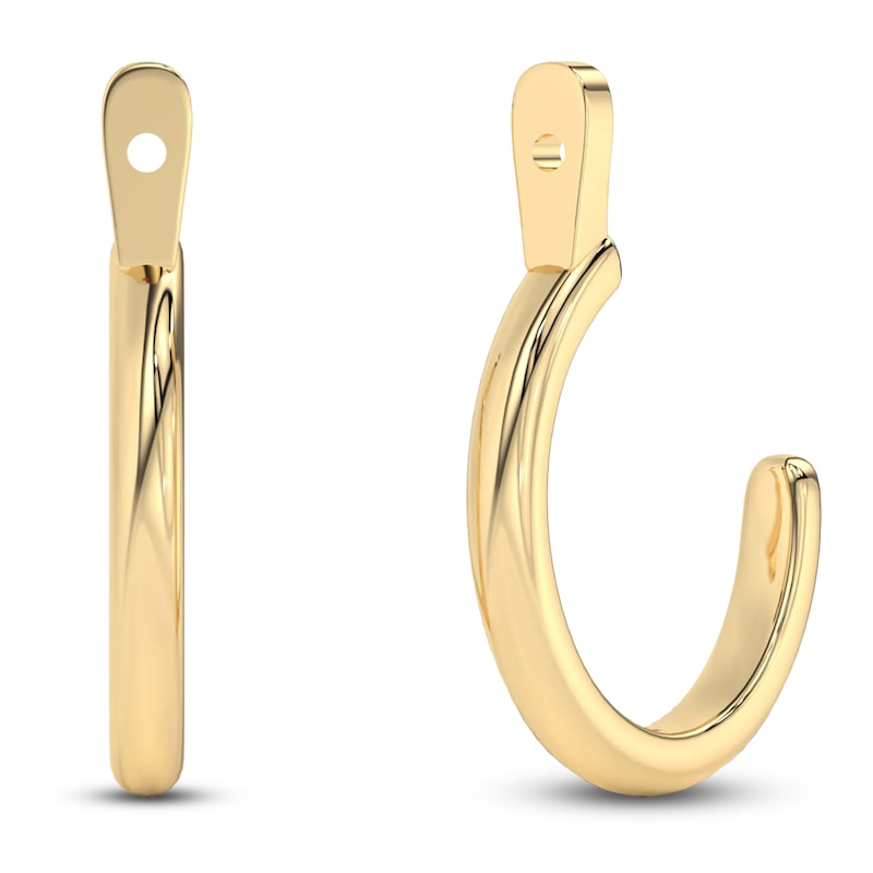 Main Image 2 of Earring Hoop Jackets 10K Yellow Gold