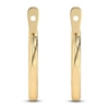 Thumbnail Image 3 of Earring Hoop Jackets 10K Yellow Gold