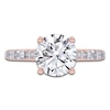 Thumbnail Image 3 of Round-Cut Lab-Created Diamond Engagement Ring 1-7/8 ct tw 14K Rose Gold