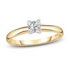 Thumbnail Image 1 of Diamond Solitaire Engagement Ring 1/5 ct tw Princess 14K Yellow Gold (I2/I)