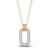 Thumbnail Image 1 of Shy Creation Diamond Necklace 1/6 ct tw Round 14K Two-Tone Gold 18&quot; SC55024422