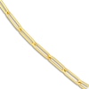 Thumbnail Image 2 of Solid Paperclip Chain Necklace 18K Yellow Gold 18&quot; 3.8mm