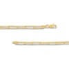 Thumbnail Image 3 of Solid Paperclip Chain Necklace 18K Yellow Gold 18&quot; 3.8mm