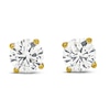 Thumbnail Image 0 of Lab-Created Diamond Solitaire Stud Earrings 1 1/4 ct tw Round 14K Yellow Gold (SI2/F)