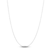 Thumbnail Image 1 of Diamond-Cut Beaded Chain Necklace 14K White Gold 20&quot; 1.1mm