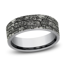 Men's Stonewall Wedding Band Tantalum 7.0mm