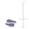 Thumbnail Image 4 of Natural Blue Sapphire & Diamond Ring 1/5 ct tw 14K White Gold