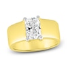 Thumbnail Image 0 of Radiant-Cut Lab-Created Diamond Ring 2 ct tw 14K Yellow Gold