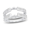 Thumbnail Image 1 of Princess, Baguette & Round-Cut Diamond Enhancer Ring 1-1/2 ct tw 14K White Gold