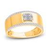 Thumbnail Image 1 of Kallati Baguette & Round-Cut Diamond Ring 1/4 ct tw 14K Yellow Gold