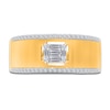 Thumbnail Image 3 of Kallati Baguette & Round-Cut Diamond Ring 1/4 ct tw 14K Yellow Gold