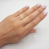 Thumbnail Image 4 of Kallati Baguette & Round-Cut Diamond Ring 1/4 ct tw 14K Yellow Gold