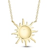 Thumbnail Image 2 of Shy Creation Diamond Sun Necklace 1/8 ct tw 14K Yellow Gold 18&quot; SC55019149