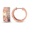 Thumbnail Image 0 of Le Vian Tramonto D'Oro Diamond Hoop Earrings 1-1/6 ct tw 14K Strawberry Gold