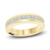 Thumbnail Image 1 of Pnina Tornai Men's Round & Emerald-Cut Diamond Channel Wedding Band 1-1/2 ct tw 14K Yellow Gold