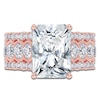 Thumbnail Image 3 of Radiant-Cut Created By Jared Studio Lab-Created Diamond Engagement Ring 4-3/4 ct tw 14K Rose Gold