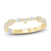 Thumbnail Image 1 of Pnina Tornai Round & Marquise-Cut Diamond Contour Twist Wedding Band 1/3 ct tw 14K Yellow Gold