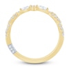 Thumbnail Image 4 of Pnina Tornai Round & Marquise-Cut Diamond Contour Twist Wedding Band 1/3 ct tw 14K Yellow Gold