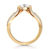 Thumbnail Image 2 of J'Lure Lab-Created Diamond Trillion Curved Brilliant-Cut Engagement Ring 1-3/8 ct tw 18K Yellow Gold