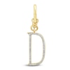 Thumbnail Image 1 of Charm'd by Lulu Frost Diamond Letter D Charm 1/10 ct tw Pavé Round 10K Yellow Gold