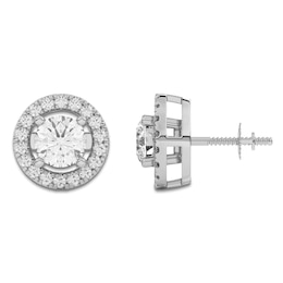 Lab-Created Diamond Earring Jackets 1/3 ct tw 10K White Gold