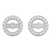 Thumbnail Image 6 of Lab-Created Diamond Earring Jackets 1/3 ct tw 10K White Gold