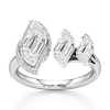 Thumbnail Image 1 of J'Lure Leaf Step-Cut Lab-Grown Diamond Engagement Ring 2-1/4 ct tw 18K White Gold