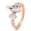 Thumbnail Image 4 of J'Lure Lozenge Step-Cut Lab-Created Diamond Engagement Ring 3-3/8 ct tw 18K Rose Gold