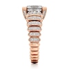 Thumbnail Image 3 of J'Lure Radiant Brilliant-Cut Lab-Created Diamond Engagement Ring 3-1/2 ct tw 18K Rose Gold