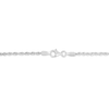 Thumbnail Image 2 of Solid Diamond-Cut Rope Chain Necklace 14K White Gold 18&quot; 2.0mm